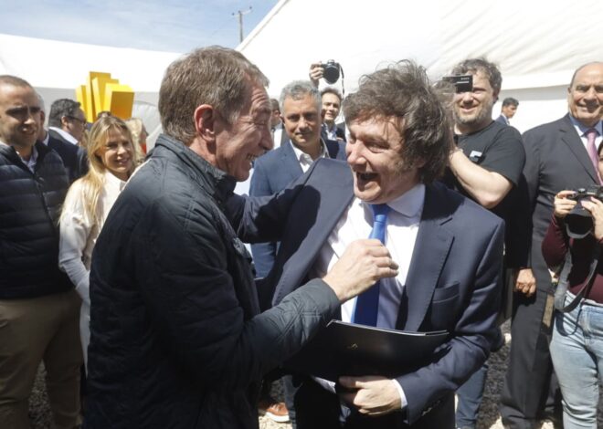 Clima de tensión en una actividad de campaña de Milei, Santilli y Karen Reichardt en Mar del Plata