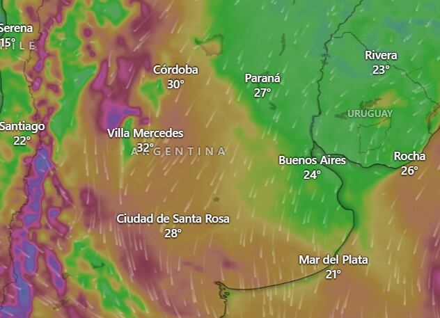 Cambia por completo el tiempo en la ciudad de Buenos Aires: tormentas intensas y fuerte descenso de temperatura