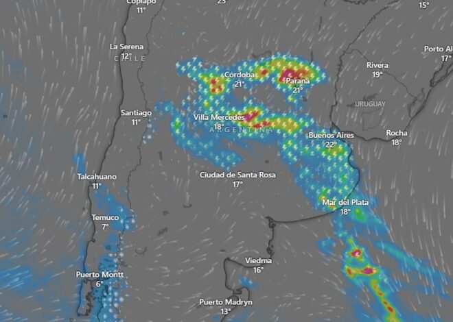 Hay alertas por tormentas y viento Zonda para este jueves 23 de octubre: las provincias afectadas