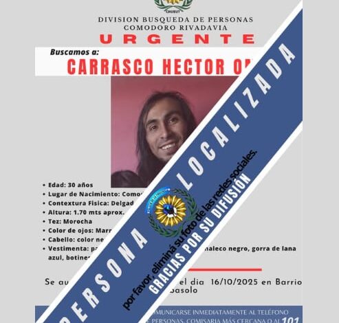 Chubut: hallaron a los jóvenes que se habían perdido en la misma zona donde buscan a los jubilados Chubut: hallaron a los jóvenes que se habían perdido en la misma zona donde buscan a los jubilados