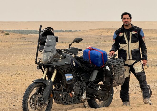 Recorrió África en moto, conoció 23 países y reveló detalles de un viaje único: “Tienen el poder de la sonrisa”