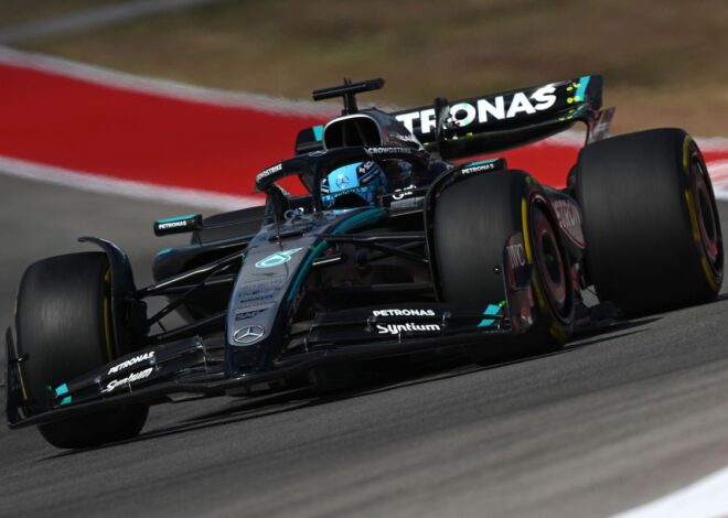 Russell explica su intento de adelantar a Verstappen en la sprint en Austin Russell explica su intento de adelantar a Verstappen en la sprint en Austin