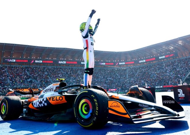 Norris le dijo a McLaren "este es exactamente el coche que no quiero", y ganó en México