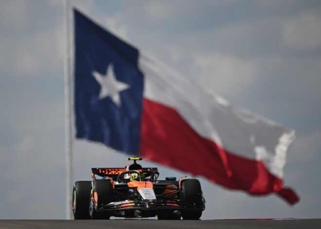 Norris lidera la FP1 en Austin delante de Hulkenberg y Colapinto es 16°