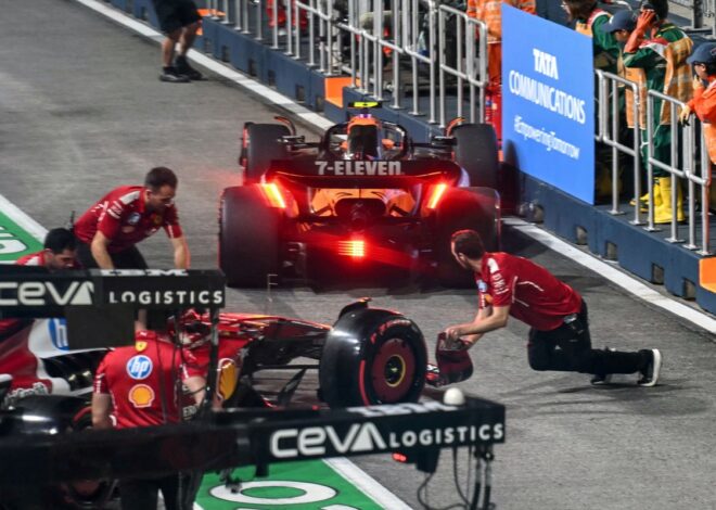 Leclerc explica la confusión de Ferrari que provocó el choque con Norris en Singapur Leclerc explica la confusión de Ferrari que provocó el choque con Norris en Singapur