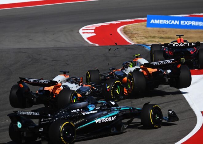 Zak Brown califica de "terrible" el choque que dejó a Norris y a Piastri afuera en Austin Zak Brown califica de "terrible" el choque que dejó a Norris y a Piastri afuera en Austin