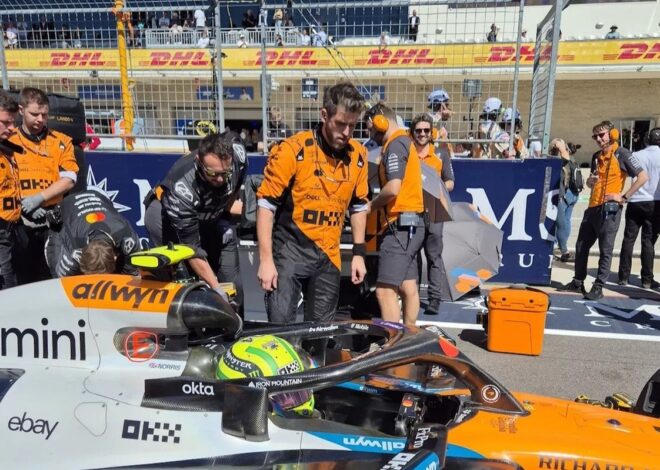 Cómo McLaren se burló de Red Bull con un mensaje secreto en la cinta de Norris Cómo McLaren se burló de Red Bull con un mensaje secreto en la cinta de Norris