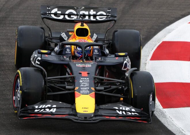 Verstappen lidera una apretadísima FP3 del GP de Singapur de F1 y Colapinto es 16° Verstappen lidera una apretadísima FP3 del GP de Singapur de F1 y Colapinto es 16°