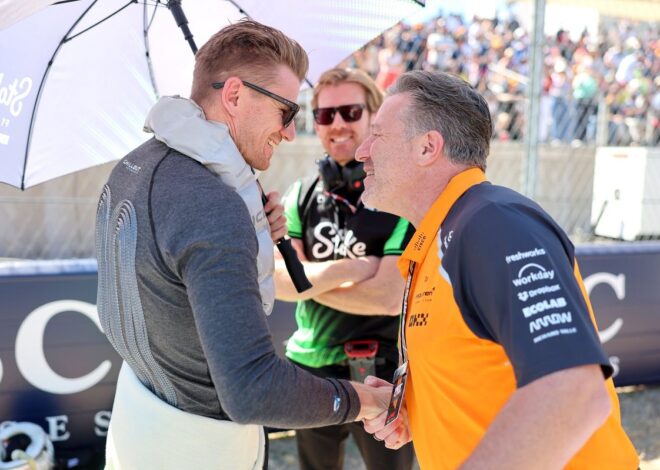 Zak Brown se disculpó con Hülkenberg tras llamarlo "amateur" en Austin