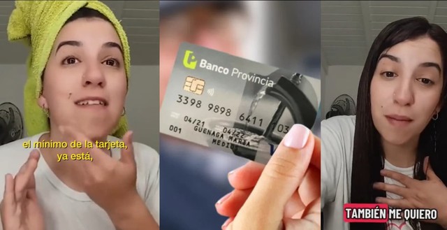 Una joven argentina pagó el mínimo de la tarjeta de crédito: su reacción es viral
