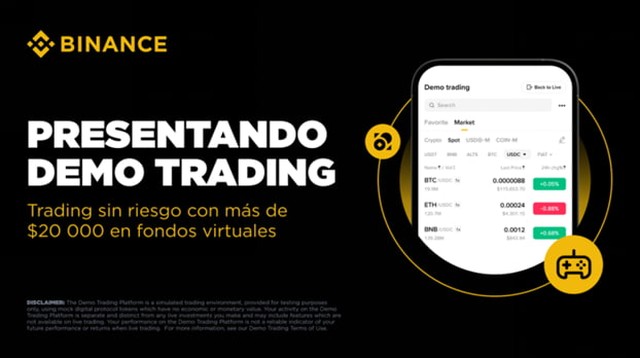 Binance lanza experiencia de trading simulada para aprender sobre criptomonedas Binance lanza experiencia de trading simulada para aprender sobre criptomonedas