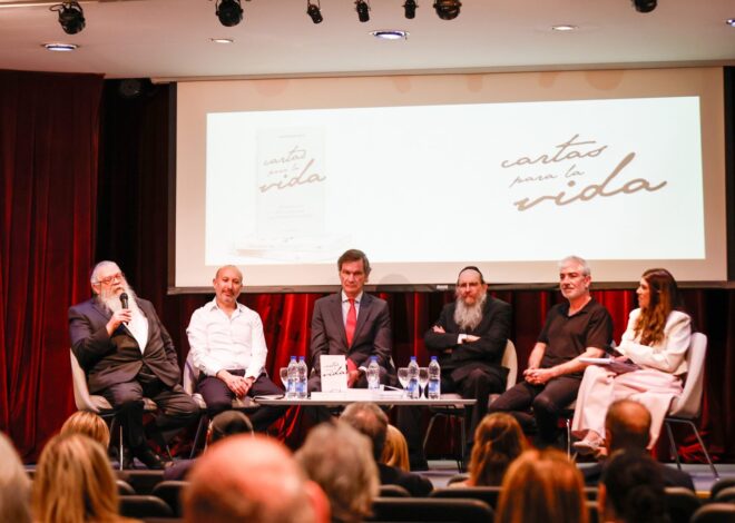 Se presentó el libro “Cartas para la vida”,  que reúne máximas del Rebe de Lubavitch para el bienestar emocional