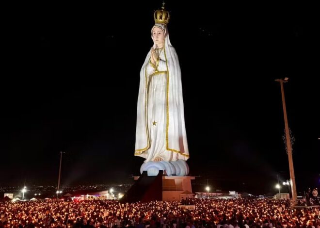 Brasil: inauguraron una estatua de Nuestra Señora de Fátima que supera en altura al Cristo Redentor de Río de Janeiro