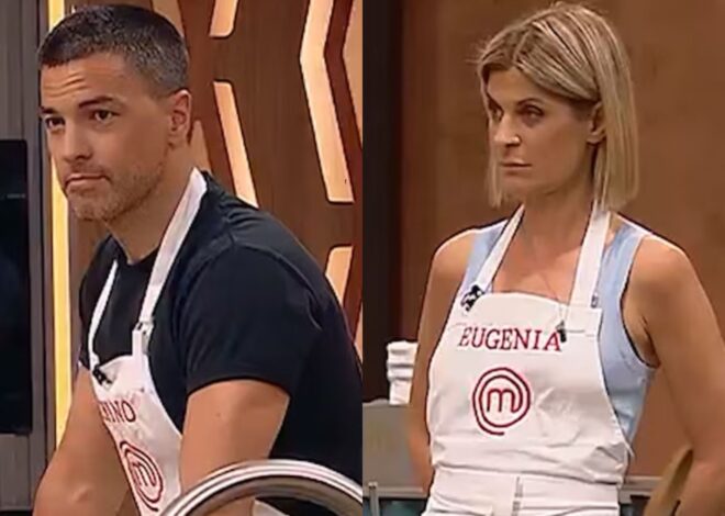 Chino Leunis y Eugenia Tobal protagonizaron un tenso momento en MasterChef Celebrity