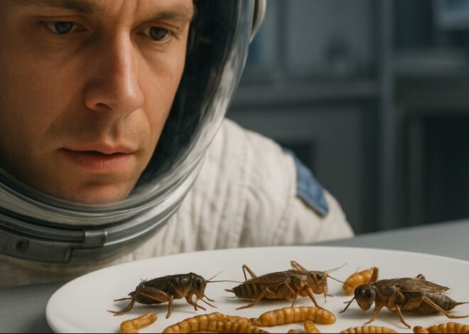 Grillos y gusanos en órbita: la Agencia Espacial Europea le apuesta a los insectos como alimento del futuro espacial