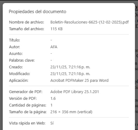 El misterio del boletín 6625: sospechas de una modificación en una resolución de la AFA El misterio del boletín 6625: sospechas de una modificación en una resolución de la AFA