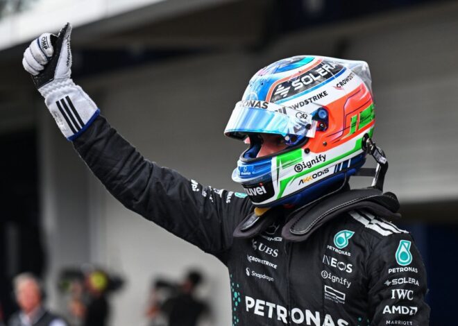 Antonelli no entendía cómo Verstappen le peleó el segundo lugar en Brasil