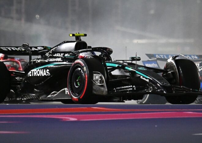 Kimi Antonelli, confundido por la penalización del GP de Las Vegas de F1 Kimi Antonelli, confundido por la penalización del GP de Las Vegas de F1