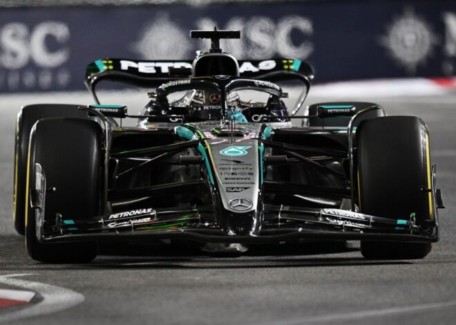 Russell lidera la FP3 del GP de Las Vegas de F1 y Colapinto es 16°