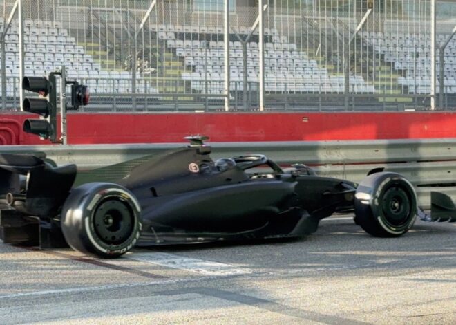 Exclusivo: Sergio Pérez en Imola con el Ferrari SF-23