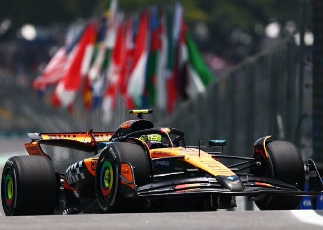 F1 GP Brasil 2025: Norris lidera la práctica sobre Piastri, Colapinto en 16