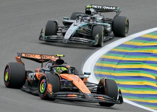 Norris y su victoria en la sprint en Brasil: "No esperaba que fuera tan duro"