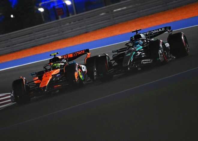 Russell no esperaba meterse entre Piastri y Norris en la qualy sprint de Qatar Russell no esperaba meterse entre Piastri y Norris en la qualy sprint de Qatar
