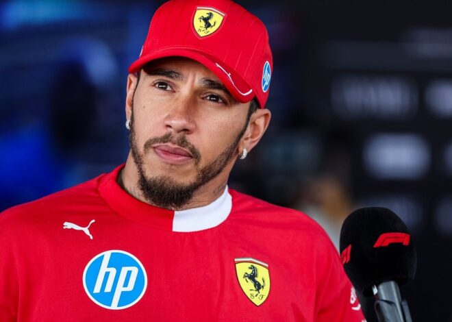 Hamilton no culpa a los aficionados por esperar más en su año debut con Ferrari F1 Hamilton no culpa a los aficionados por esperar más en su año debut con Ferrari F1