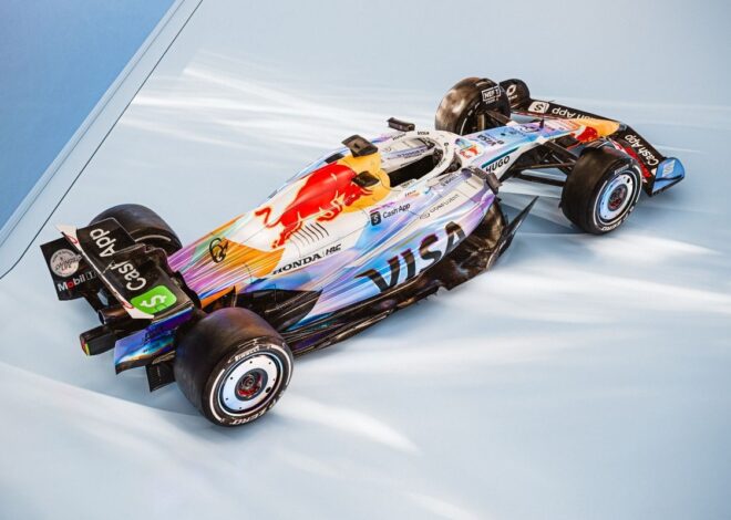 Racing Bulls presenta una decoración holográfica de F1 para Las Vegas Racing Bulls presenta una decoración holográfica de F1 para Las Vegas