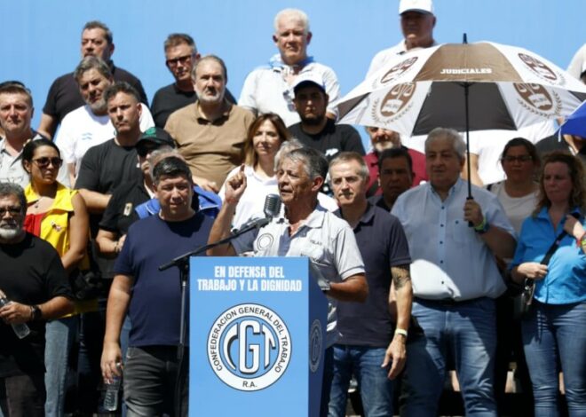 La CGT amenazó con un paro pero no lo convocó: "A los senadores, ojo con lo que hacen"