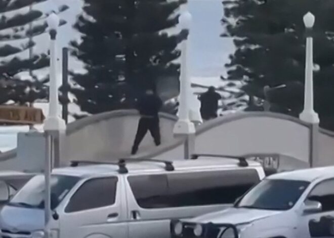 Así era abatido uno de los dos terroristas que atacó una fiesta judía en Australia y mató a 16 personas
