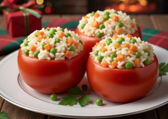 Para inexpertos: cómo hacer tomates rellenos clásicos de Navidad Para inexpertos: cómo hacer tomates rellenos clásicos de Navidad