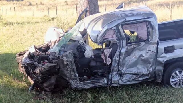 Uruguay: un argentino murió en un brutal choque frontal contra un camión