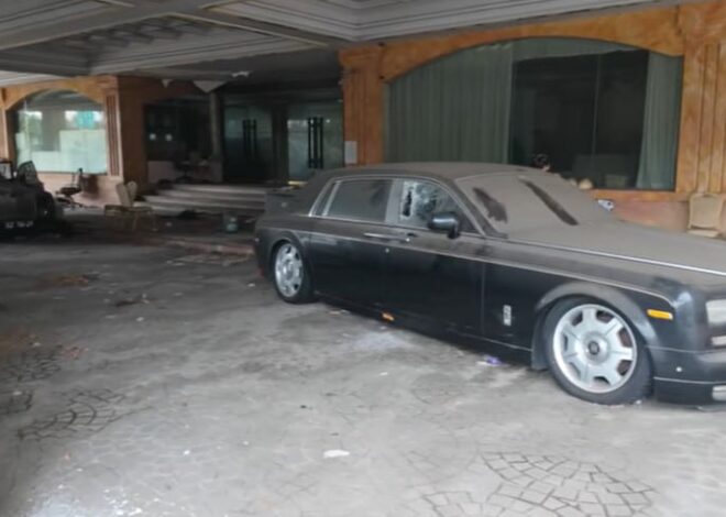 Encuentran una colección de autos de lujo en un hotel de 5 estrellas abandonado Encuentran una colección de autos de lujo en un hotel de 5 estrellas abandonado