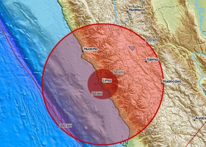 Un sismo de magnitud 6.0 sacudió a Perú en la noche del sábado Un sismo de magnitud 6.0 sacudió a Perú en la noche del sábado