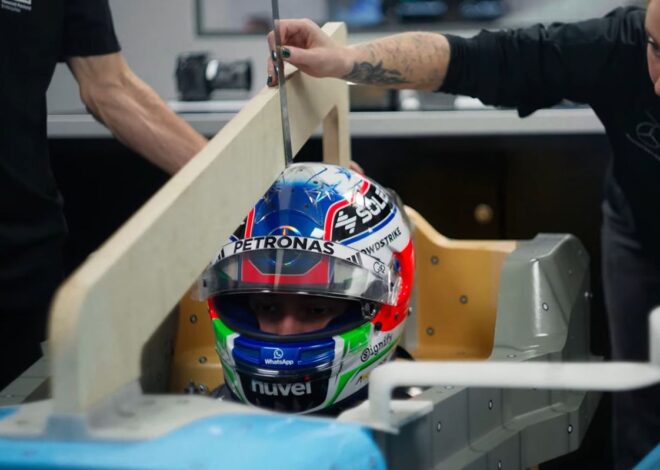 Antonelli está listo para la nueva temporada: ha fabricado el asiento del W17