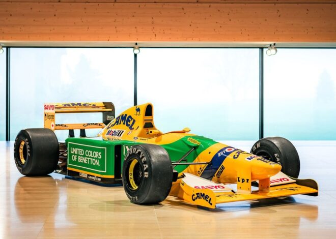 A subasta el Benetton con el que Schumacher consiguió su primera victoria en 1992 A subasta el Benetton con el que Schumacher consiguió su primera victoria en 1992