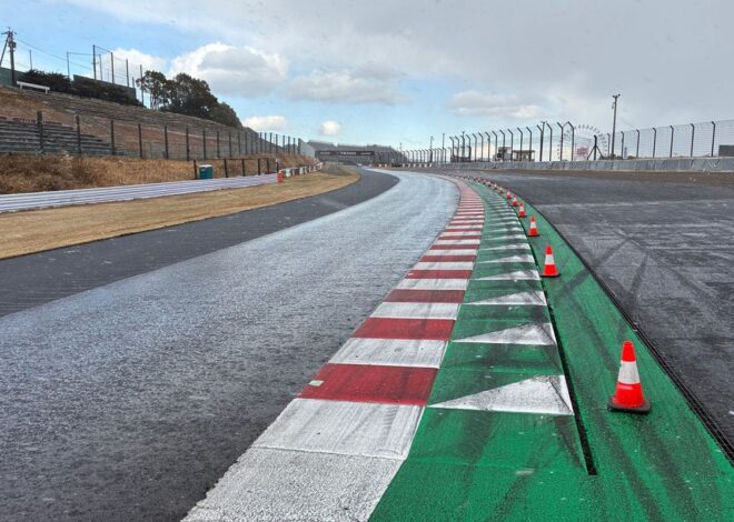 Avanzan las obras de nuevo asfalto en el circuito de Suzuka para el GP 2026 Avanzan las obras de nuevo asfalto en el circuito de Suzuka para el GP 2026