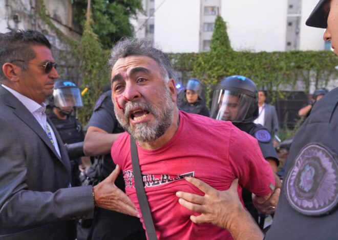 Habló el camarógrafo agredido por la PFA: “Me pegaban patadas por abajo”