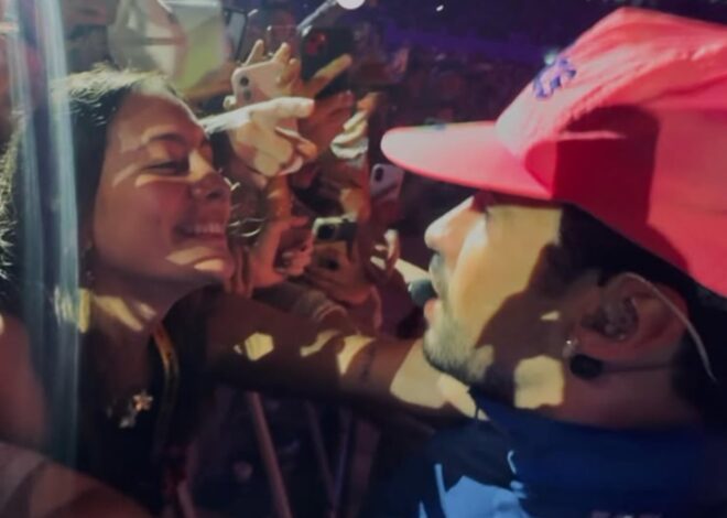 Agarró a Bad Bunny del cuello, le cantó en la cara y reveló detalles del momento menos esperado en River: “Me miró a los ojos” Agarró a Bad Bunny del cuello, le cantó en la cara y reveló detalles del momento menos esperado en River: “Me miró a los ojos”