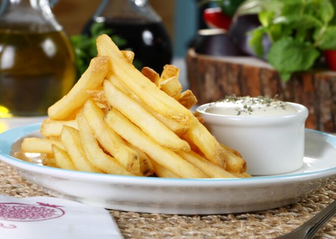 Receta de papas fritas crocantes Receta de papas fritas crocantes