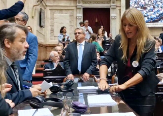 LLA pide la expulsión de Carignano y amenaza con denunciarla penalmente tras desenchufar micrófonos durante la sesión LLA pide la expulsión de Carignano y amenaza con denunciarla penalmente tras desenchufar micrófonos durante la sesión