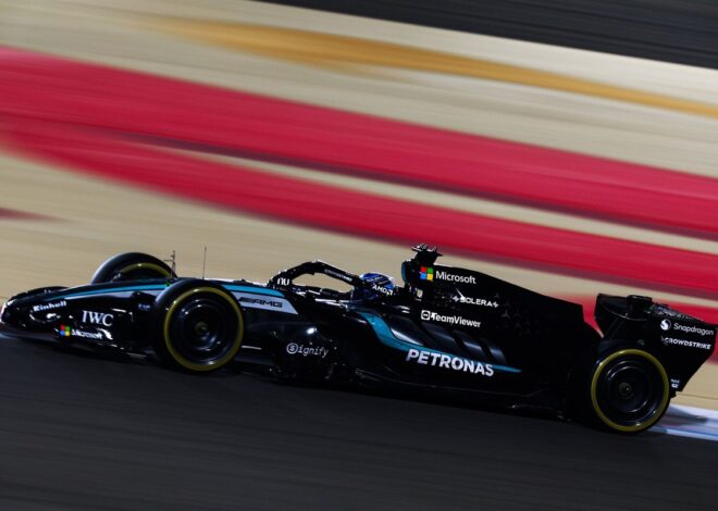 Russell lidera el miércoles de la F1 2026 en Bahréin con Colapinto en el top 10