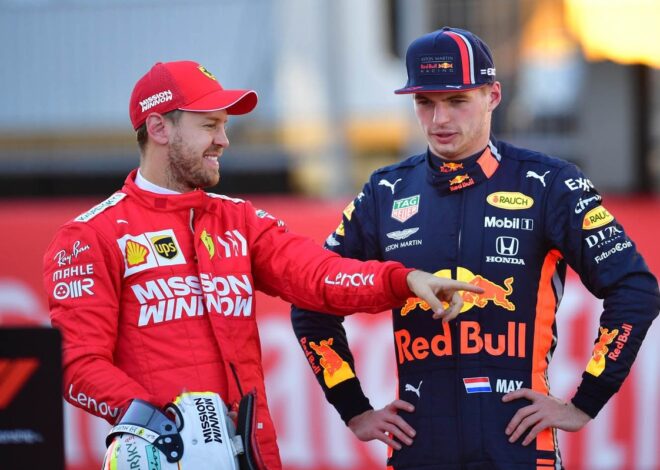Sebastian Vettel habla con Max Verstappen sobre correr las 24 Horas de Le Mans