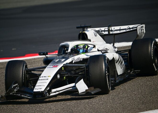 Cadillac revela por fin el nombre de su primer coche de F1 que conducirá Checo Pérez Cadillac revela por fin el nombre de su primer coche de F1 que conducirá Checo Pérez