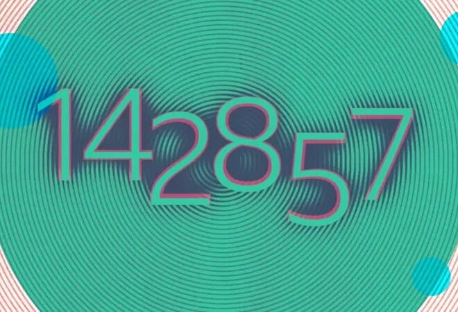 Por qué el 142857 es un número mágico que fascina a los matemáticos desde hace siglos