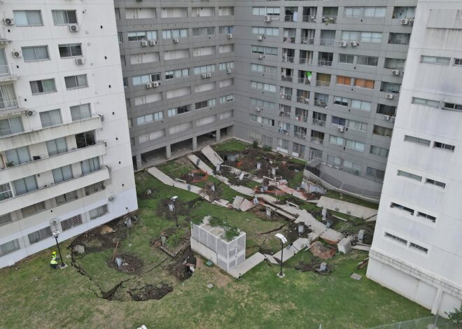 Así vivieron los vecinos del edificio de Parque Patricios el derrumbe del techo del estacionamiento subterráneo Así vivieron los vecinos del edificio de Parque Patricios el derrumbe del techo del estacionamiento subterráneo