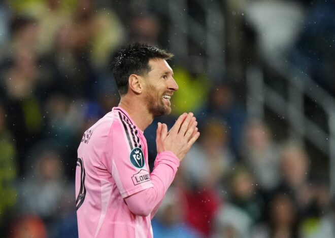Lionel Messi postergó su gol 900 en el empate de Inter Miami ante Nashville por la Concachampions