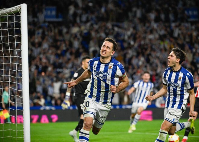 Real Sociedad eliminó a Athletic Bilbao y enfrentará a Atlético de Madrid en la final de la Copa del Rey