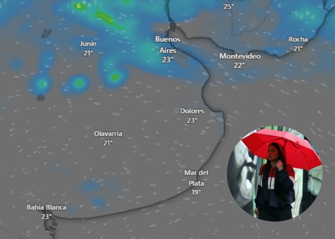 Cambia por completo el tiempo en la ciudad de Buenos Aires: lluvias intensas y descenso de temperaturas